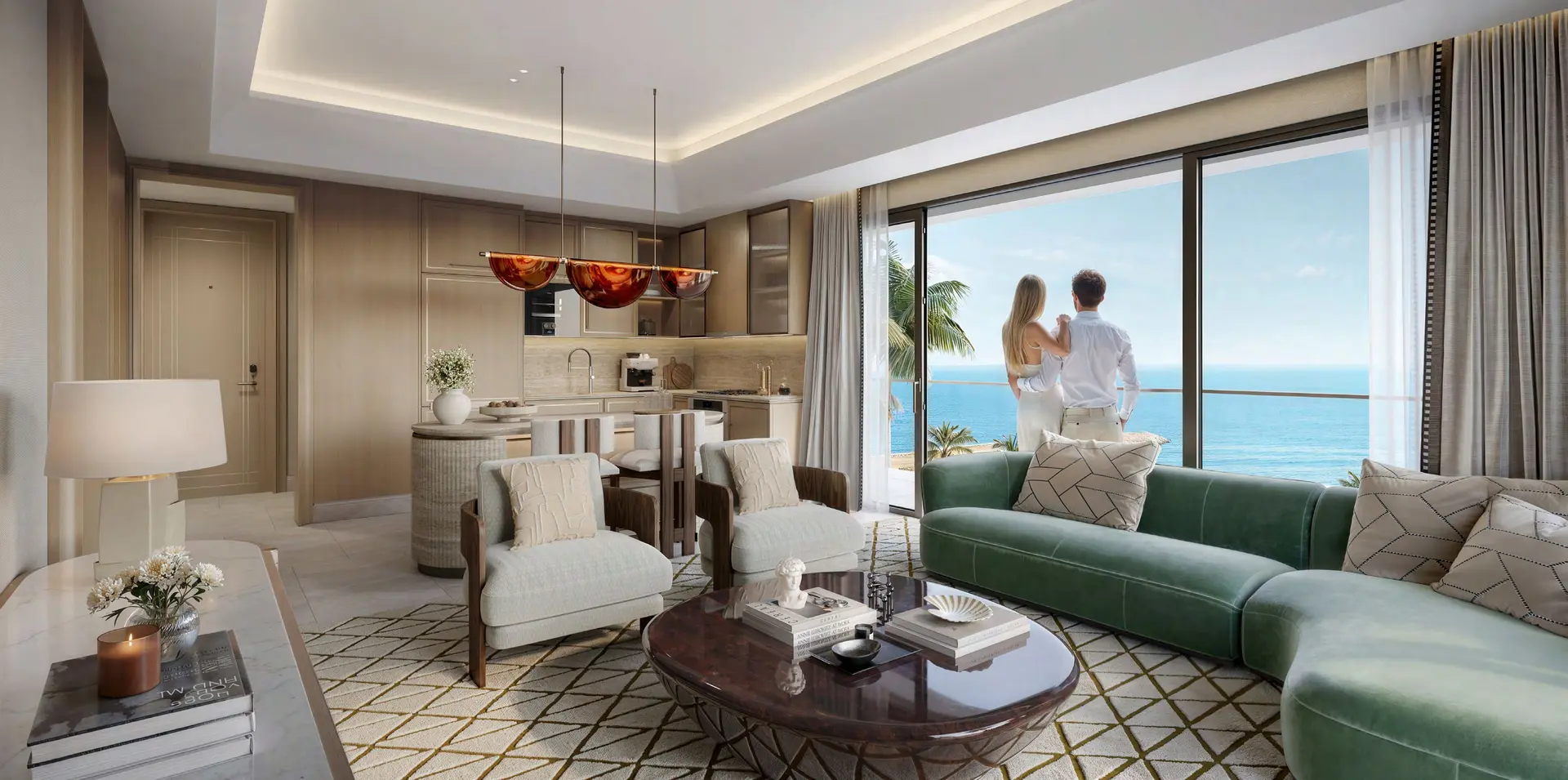 Fairmont Residences Al Marjan Island - Premium 2 Bedroom Apartment with Panoramic Views