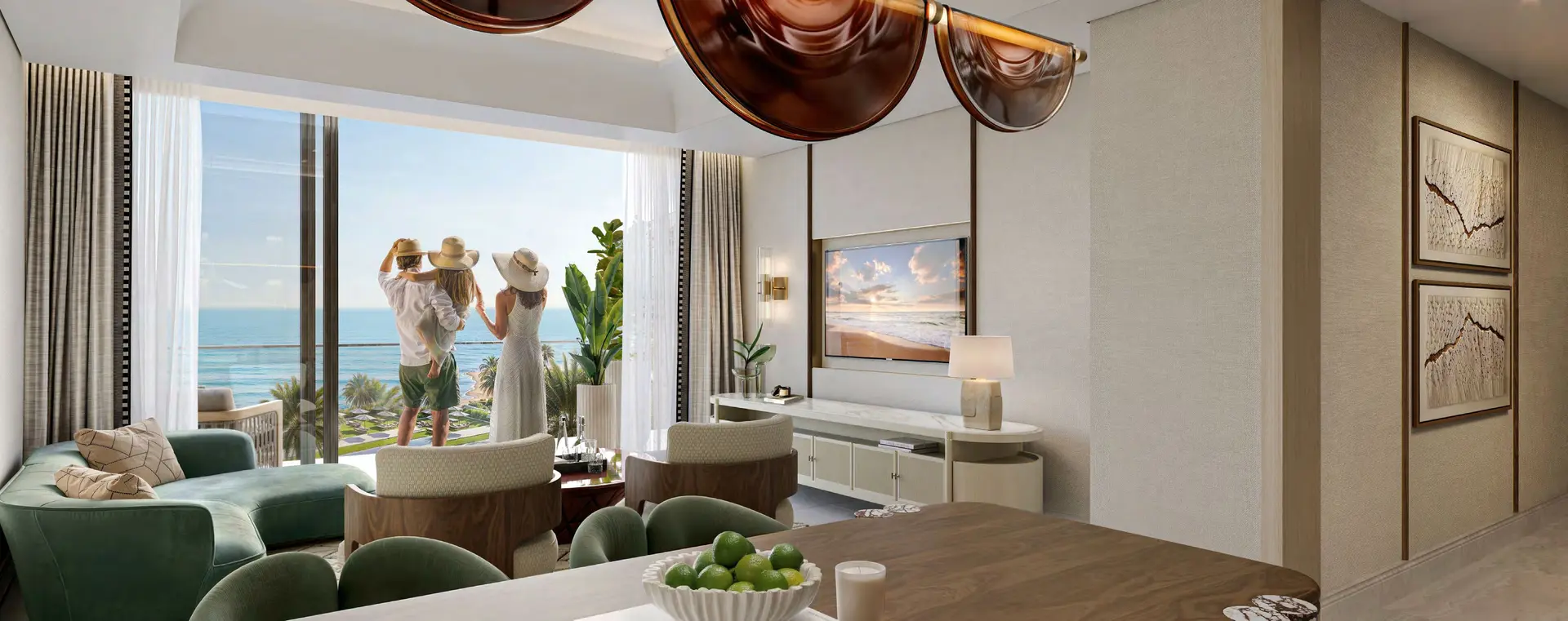 Fairmont Residences Al Marjan Island - Spacious 3 Bedroom Apartment with Private Terrace